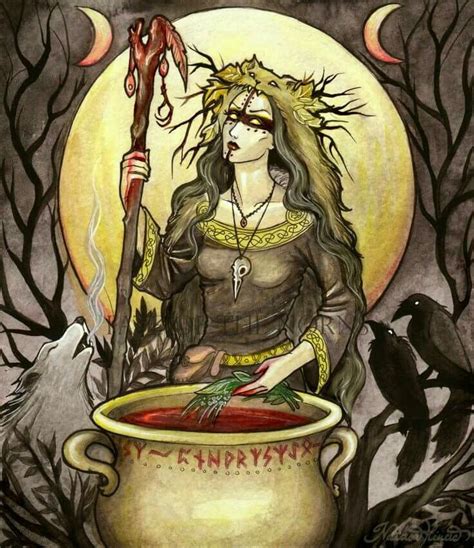 The Norse witch goddess as a symbol of female empowerment and independence